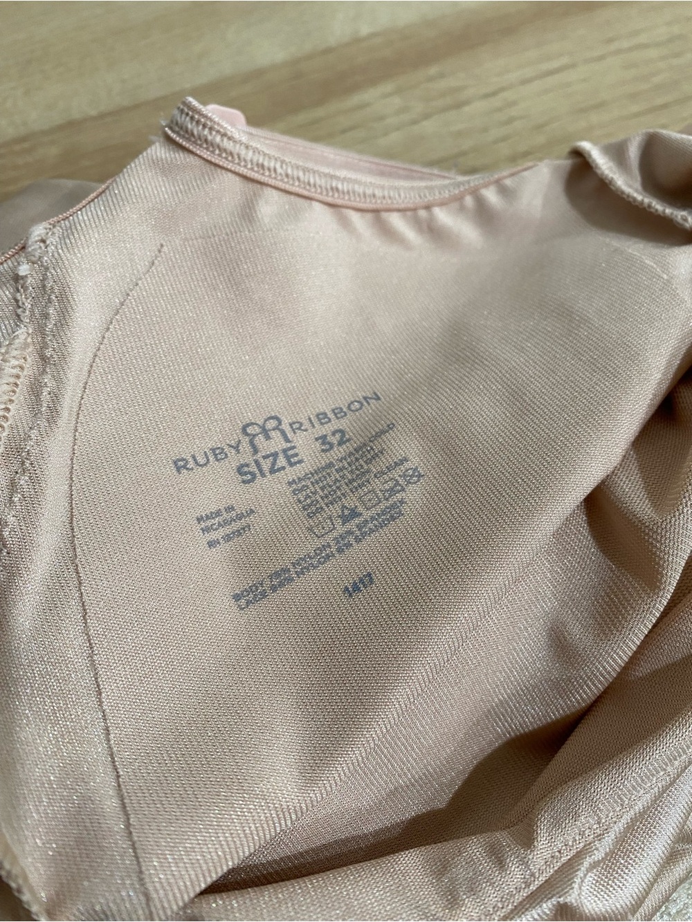 Ruby Ribbon Cami Size 32 Beige - Picture 6 of 10